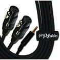 thumbnail image 3 of ProX XC-CMXF5 5' 1/8" (3.5mm) Mini TRS-M to Dual XLR-F High Performance Audio Y Cable, 3 of 4