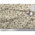 thumbnail image 3 of Soimoi Tissu en Coton Duck Feuilles et Imprimé Animal Léopard 1 Yard 42 Pouces de Large, 3 of 4