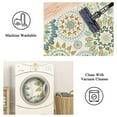 thumbnail image 5 of Findosom 3pcs Boho Kitchen Mat Set,Farmhouse Kitchen Rugs and Mat,Washable Non Slip Kitchen Mats Vintage Floor Mat Carpet for Hallway Laundry Room Sink,20"x32"+20"x47"+20"x59" Green, 5 of 8