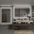 thumbnail image 3 of GODCHAR 60"x40" LED Bathroom Mirror, 24V Pro Backlit & Frontlit Vanity Mirror, UL Certified Anti-Fog Dimmable, 3 of 16
