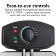 thumbnail image 4 of Electric Deep Fryer with Frying Basket, 1500 Watts, 3 Liter Oil Capacity, Stainless Steel, 4 of 6