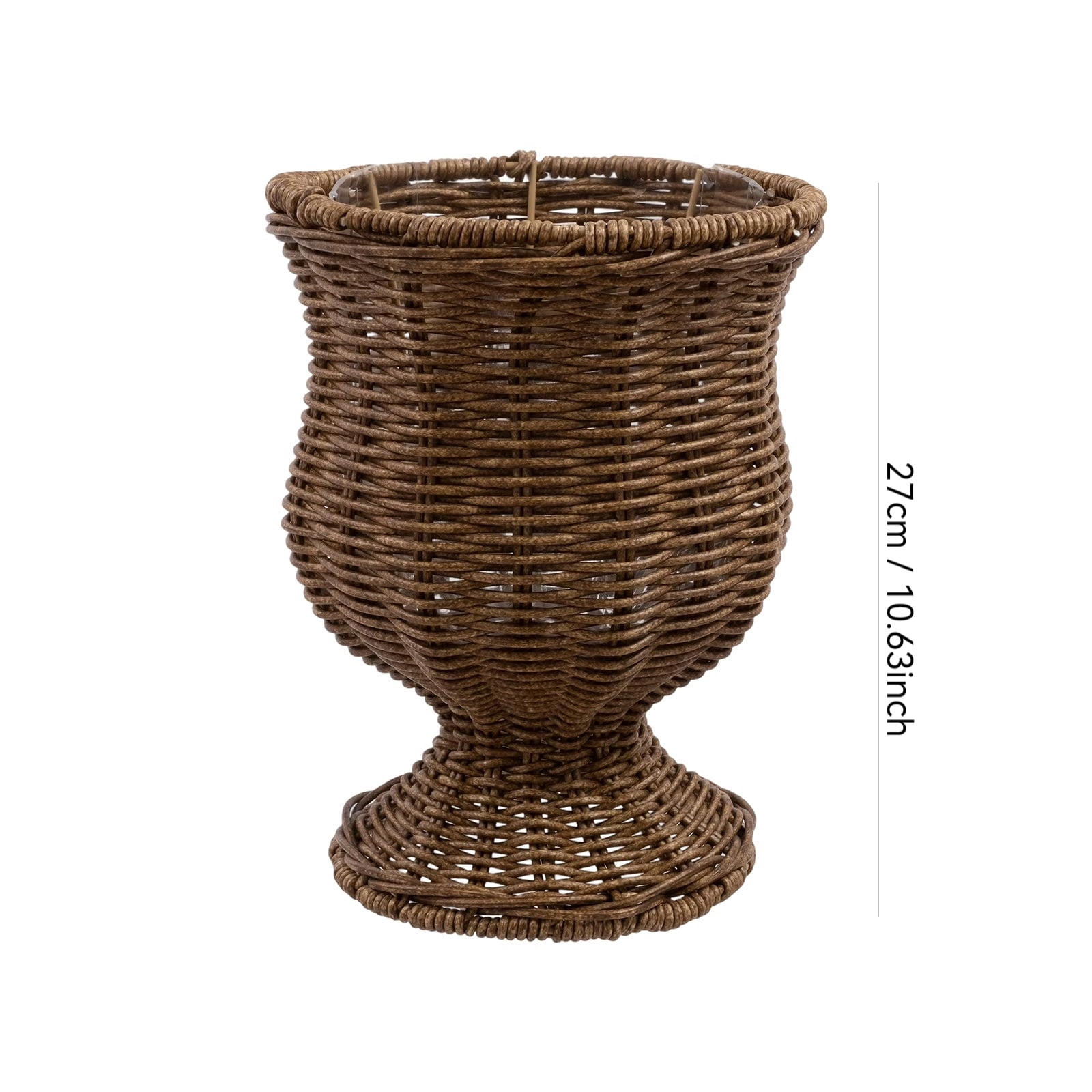 HIELLFQ Woven Rattan Planter Flower Pots Home Decor Natural Plant Pots for Flowers Branches Ideal Easter Decorations for Outdoor Indoor