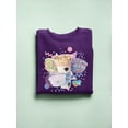 thumbnail image 3 of Retro Dippin’ Dots Delight - Colorful Ice Cream Treat Graphic Women's Sweatshirt, 3 of 4