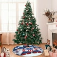thumbnail image 7 of Yiaed Cute Gnomes in USA Print Christmas Tree Skirt , Tree SkirtsTree Mat for Christmas Winter Holiday Indoor Decorations-30", 7 of 7