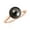 Rose Gold, variant on Natural Tahitian Pearl Solitaire Wedding Ring for Women in 925 Sterling Silver/ White Gold Plated Birthstone Jewelry | Birthday | Anniversary Gift for Her | Engagement, 9MM, Ring Size: 6