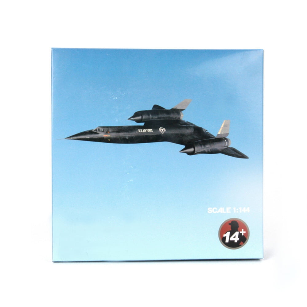 1:144 Blackbird SR-71 Reconnaissance Aircraft Alloy Aircraft Plane Metal Fighter for Collection