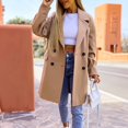 thumbnail image 4 of Women's Autumn Winter Trench Style Jacket Casual Fashion Outerwear Coat for Ladies Daily Wear, 4 of 5