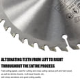 thumbnail image 4 of Professional Vents Design Circular Saw Blade, Non-Stick Coating Ensures Fast And Efficient Cutting, 60 Teeth Silver 165Mm Blade For Cutting Copper Iron Aluminum Plastic Wood, 4 of 5