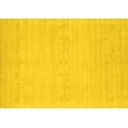 thumbnail image 1 of Ahgly Company Indoor Rectangle Solid Yellow Modern Area Rugs, 5' x 8', 1 of 4