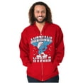 thumbnail image 5 of Hefty Smurf American Muscle USA Zip Up Hoodie Men's Women's Brisco Brands M, 5 of 6