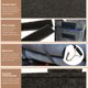 thumbnail image 2 of Bolsa De Almacenamiento Para El Asiento Trasero Del Automóvil Bolsa colgante para automóvil Bolsa de almacenamiento para teléfono de papel de fieltro Piezas interiores para automóvil (gris oscuro), 2 of 7