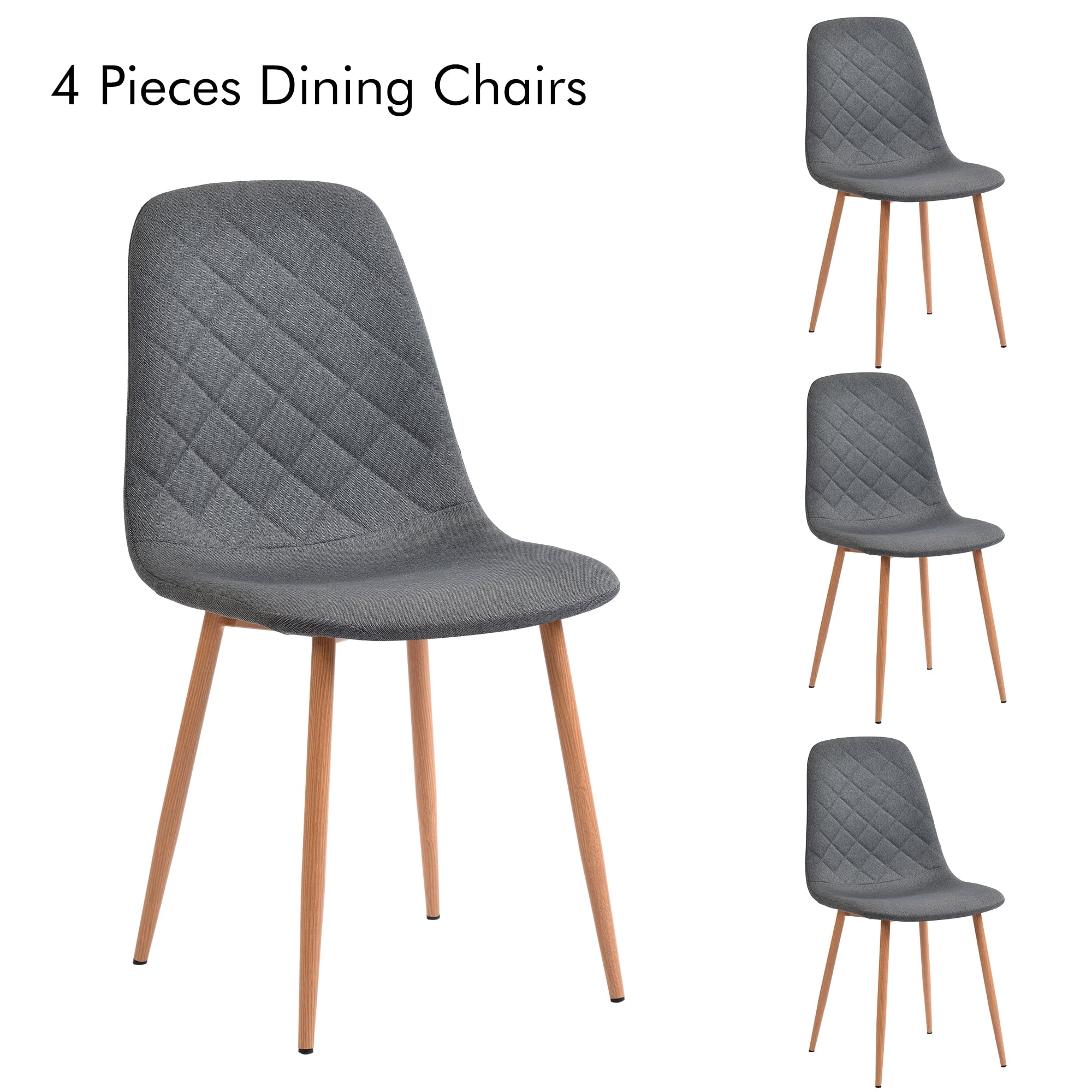 Dining Chairs Set of 4, Upholstered Dining Chair Modern Lounge Chair