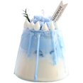thumbnail image 1 of 1 pieza de vela de aromaterapia DIY creativa que hace una taza de postre de vidrio transparente boca pequeña alta b LingWen 8390613752796, 1 of 1
