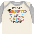 thumbnail image 4 of Inktastic My Dad Graduated and I'm Super Proud Boys or Girls Long Sleeve Baby Bodysuit, 4 of 5