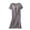 Dark Gray, variant on Women's Nightgown T-Shirts Dress Sleepshirts Built-in Bra Short Sleeve Sleepwear Soft Pajama Dress