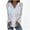 White, variant on AUNVITO Womens V Neck Cardigan Casual Long Sleeve Knitted Cardigan with Sheer Lace Trim Fall Winter Outfits