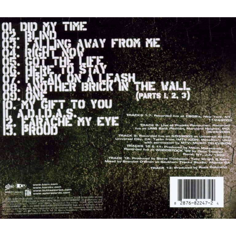 Korn - Live & Rare - Music & Performance - CD - Walmart.com