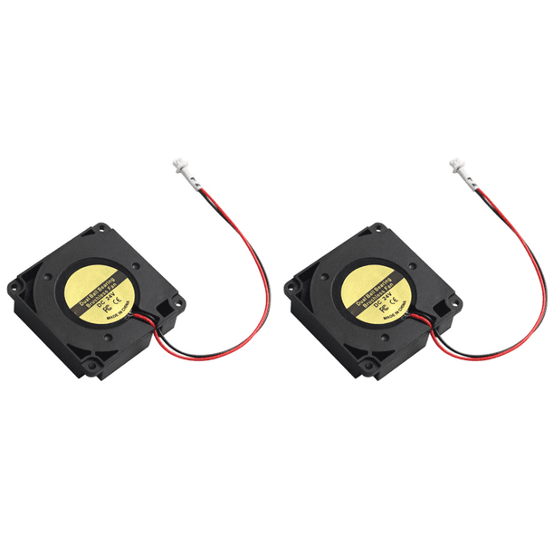 2 uds ventilador impresora 3D 4010 DC 24V Turbo refrigeración sin escobillas pines para Ender-3S1