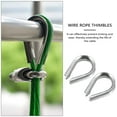 thumbnail image 3 of MasteelfCA 50pcs Stainless Steel Wire Rope Collar Professional Wire Cable Clamp Ring, 3 of 7