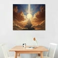 thumbnail image 2 of Nawypu  Landscape Canvas Wall Art - Eye of God Art Painting Prints Picture - Landscape Art for Living Room Office Decoration Scenery Artwork, 2 of 4