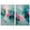 Gallery Wrapped, variant on Soft Swirls Duo Canvas Print Sunset Pink Wall Decor Set by Art Remedy, Gallery Wrapped, 36 x 54