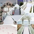 thumbnail image 5 of Efavormart 36" x 50ft White Floral Lace Aisle Runner, 5 of 11