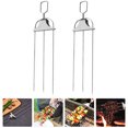 thumbnail image 1 of QUMIIRITY Fourchettes de Rôtisserie BBQ en Acier Inoxydable pour le Gril et la Rôtisserie avec Conception Ergonomique 2 Pcs, 1 of 8