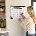 thumbnail image 3 of NovaStitch Calendar 2026-2027 18 Months Desk Calendar Clear Plastic Cover Wall Calendars With Hanging Hole And Corner Protector For Office School Home, 3 of 7