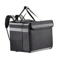 thumbnail image 3 of Carrier de alimentos Bolsa de entrega térmica Gran capacidad Suave Cabeza de aislamiento de pizza expandible Pizza Caja de alimentos para viajes, 3 of 8