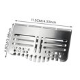 thumbnail image 3 of 2 pack Griddle Accessories of Grease Gate, Griddle Blocker Food Mesh Screen Goalie Cover, Blocks Food from Falling into Rear Grease Trap, 3 of 5