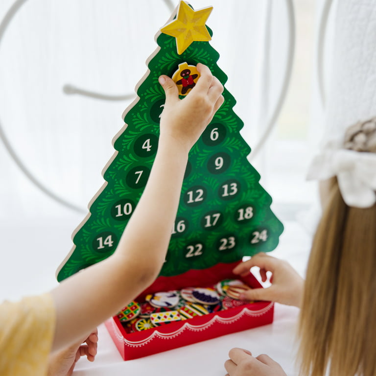 Advent Calendar Tree & Ornaments 25-Piece Set