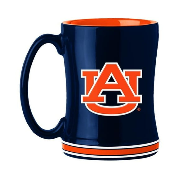 Logo Brands 110-C14RM Auburn 14 oz Relief Mug