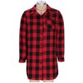 thumbnail image 6 of Xuniizn Flannel Shirt Women, Super Long Plaid Shirts for Women, Womens Flannel Shirts Long Sleeve, Flannel Jacket Women Collared Business Casual Tops Work Blouses, 6 of 9