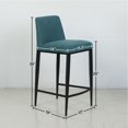 thumbnail image 2 of Tabouret de Bar en Chenille de Qualité Celine, Atlantis, 26 Pouces, 2 of 5