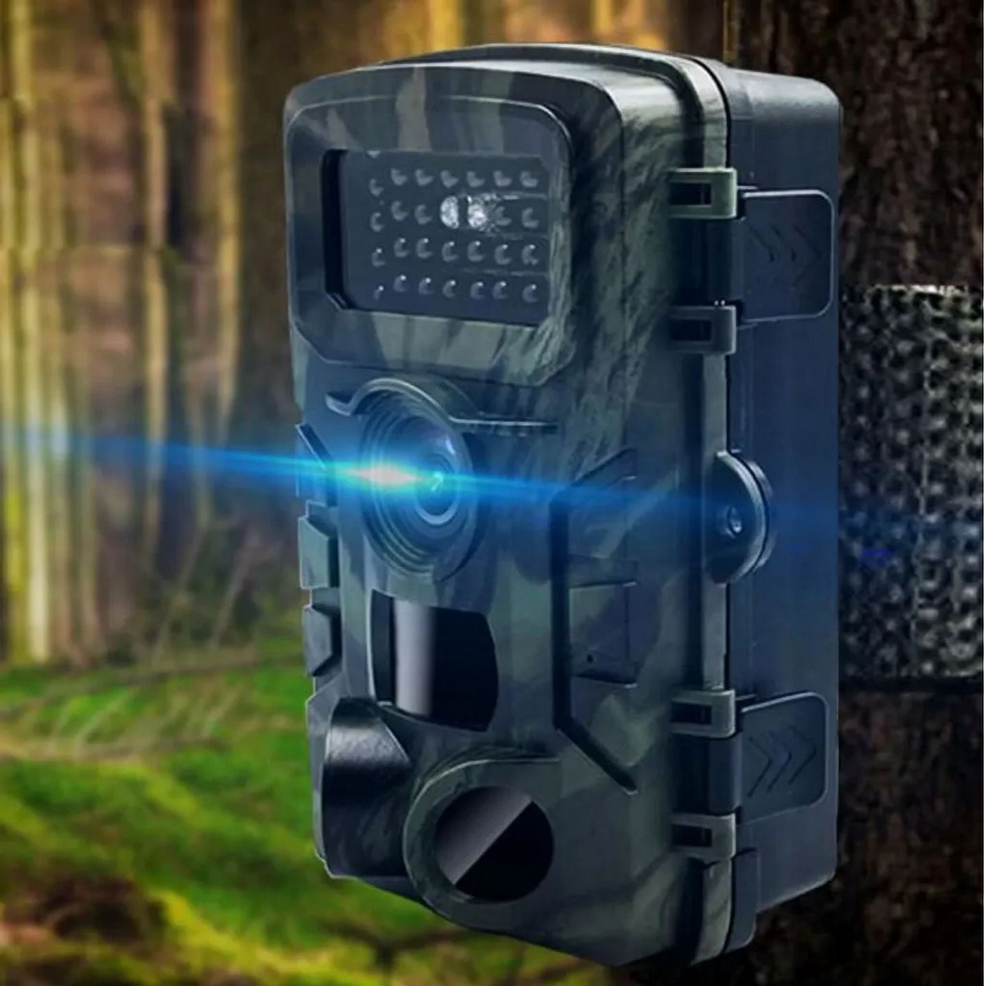 Outdoor Security Camera 16MP 1080P Wildlife Hunting Trail and Game Camera Motion Activated 2.0 Inch IP54 Waterproof with 34 Infrared Light Camera, Outdoor Infrared Night Vision Hunting Scouting Camera