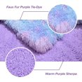 thumbnail image 7 of Junovo Fuax Fur Throw Blanket Super Soft Fuzzy Throw Rainbow Microfiber Blanket for Bed Couch Living Room 50"x 65", 7 of 7