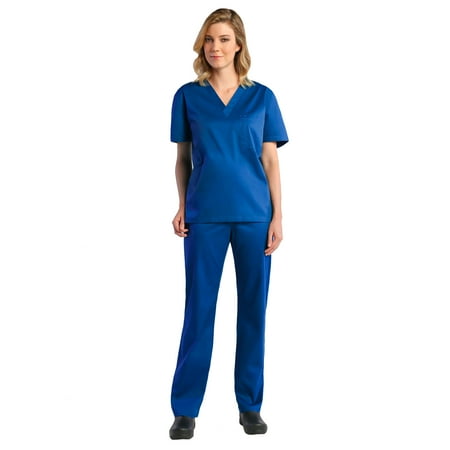 

Maevn Red Panda Unisex V-Neck Scrub Top & Unisex Basic Scrub Pant Set