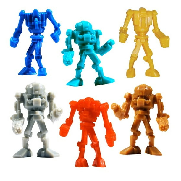Tiny Warbots Robot Plastic Figures Lot of 20