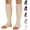 Beige, variant on NEWZILL Compression Socks for Men & Women - 20mmHg Graduated Circulation Support, Open Toe, Cotton Blend, Ideal for Nurses