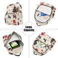thumbnail image 5 of FORMRS Mini Backpack Purse for Women Travel Daypack Casual Shoulder Bag, Christmas Forest, 5 of 7