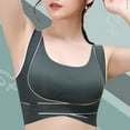 thumbnail image 3 of Grandest Birch 2PCS Women Sport Bra Adjustable Front Closure Seamless Wireless Good Breathability 3D Cup Shockproof Push-up Sport Yoga Exercise Bra Beige XXL, 3 of 7