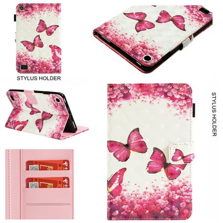 Amazon Kindle Leather Cover Fire 7-inch 2017/2015 Tablet Case, Amazon Kindle Fire 7.0