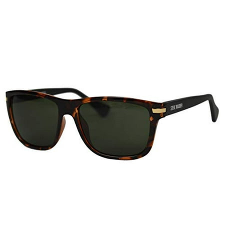New  Steve Madden Men's SMM87383-Tortoise Frame Black Arm Sunglasses