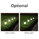 thumbnail image 5 of Inteprter Enchufe de luz solar para jardín Luz de jardín Super brillante Luz solar de plástico para césped Luz de paisaje de jardín Enchufe de tierra Iluminación y accesorios Blanco Luz calida Inteprter HA026736-02, 5 of 6