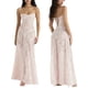 thumbnail image 1 of Vestido largo Tsseiatte con tirantes finos para mujer, con encaje floral, sin mangas, con tirantes finos y espalda descubierta, para fiesta de verano, 1 of 8