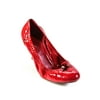 Pre-owned|Alexander McQueen Womens Patent Leather Stiletto Heel Pumps Red Size 7.5