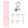 thumbnail image 2 of Electric Nail File Baby, Multifunction Baby Nail Trimmer Electric With 6 Grinding Heads For Home Pink, 2 of 8