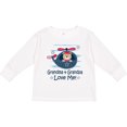 thumbnail image 3 of Inktastic Grandma and Grandpa Love Me Boys Boys or Girls Long Sleeve Toddler T-Shirt, 3 of 5