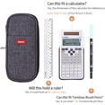 thumbnail image 3 of Estuche Lona JEEXI Gran Capacidad Bolsa Almac para Rotuladores Gris, 3 of 7