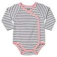 thumbnail image 6 of Asher & Olivia Baby Kimono Side Snap Onesies 3 Pc Girl Long Sleeve Bodysuit Set, 6 of 6